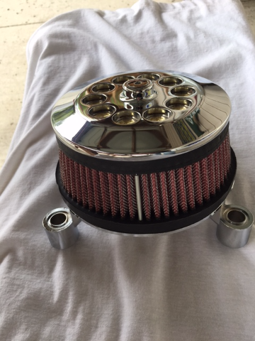 JT's Cycles Genuine .300 Caliber Bullets Chrome Air Cleaner Cover Harley FXR