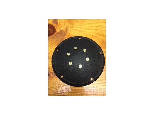 Wrinkle Black Derby Cover Genuine .357 Bullets for Harley Davidson Twin Cam