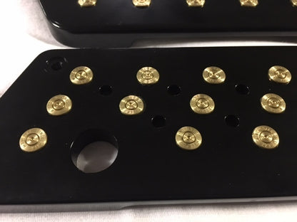 JT's Cycles once fired .223 bullets Black Saddlebag Latch Covers 93-13 Harley