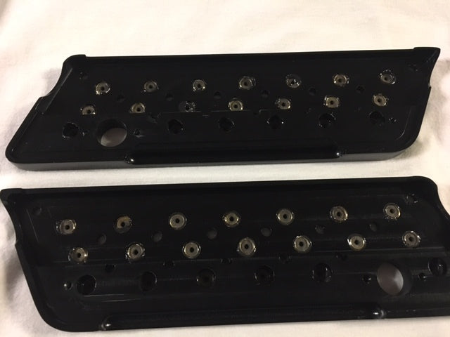 JT's Cycles once fired .223 bullets Black Saddlebag Latch Covers 93-13 Harley