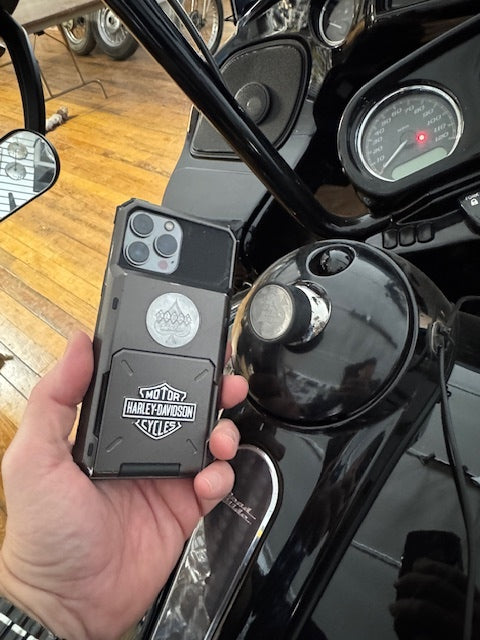 JT's Cycles Fuel Gas Door Phone Mount for 2008-2024 Harley Davidson Touring