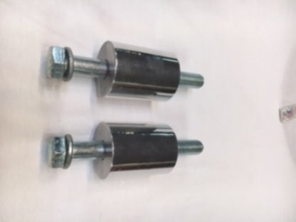JT's Cycles 2" x 1.5" Polished Aluminum Riser Extensions 06-08 Harley Dyna FXDL
