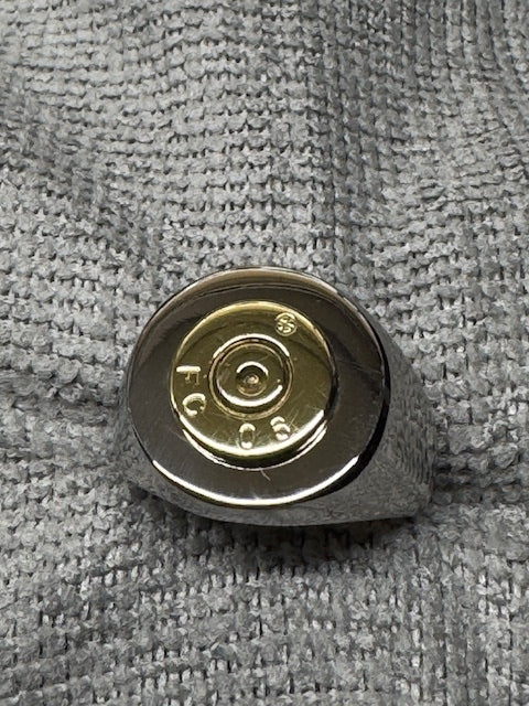 JT's Cycles Genuine 7.62 Military Round Casing Custom Finger Ring