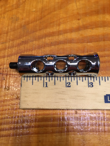 JT's Cycles .50 Caliber BMG Bullets Chrome Footpegs Foot Pegs fits Harley