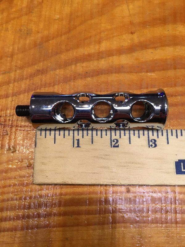 JT's Cycles .50 Caliber BMG Bullets Chrome Footpegs Foot Pegs fits Harley