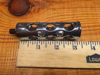 JT's Cycles Genuine .50 Caliber BMG Bullets Chrome Footpegs Kit for Harley