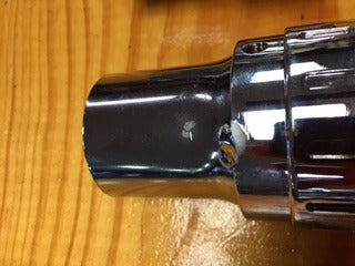 JT's Cycles Pair Exhaust  Tips Genuine .308 Caliber Bullets Harley Xl Fxd Fxr