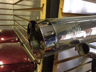 JT's Cycles Pair Exhaust  Tips Genuine .308 Caliber Bullets Harley Xl Fxd Fxr
