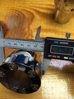 JT's Cycles Pair Exhaust  Tips Genuine .308 Caliber Bullets Harley Xl Fxd Fxr