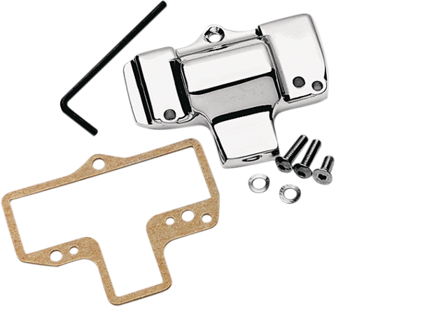 Mikuni Chrome Aluminum Motorcycle Carburetor Carb No Logo Top Cover Kit Harley