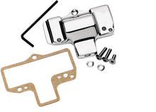 Mikuni Chrome Aluminum Motorcycle Carburetor Carb No Logo Top Cover Kit Harley