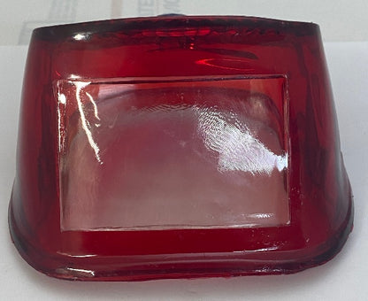 Vtwin Red Blue Dot Rear Taillight Lens for 1973-1998 Harley Softail Touring