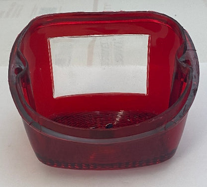 Vtwin Red Blue Dot Rear Taillight Lens for 1973-1998 Harley Softail Touring