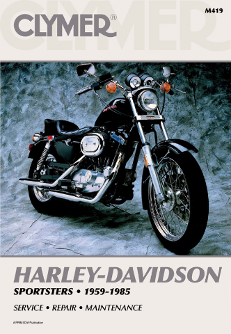 Clymer Repair Service Manual for 1959-1985 Harley Davidson Sportster XLCH Xl
