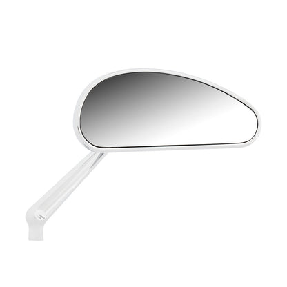 Arlen Ness Downdraft Chrome Smooth Forged Handlebar Motorcycle Mirror Set Harley