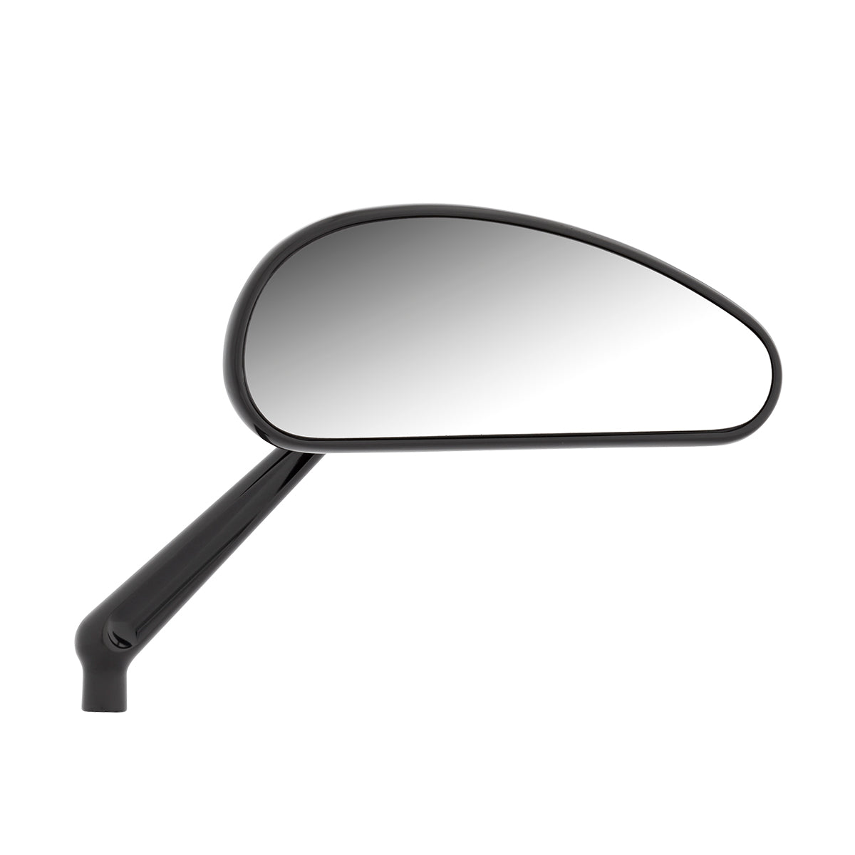 Arlen Ness Downdraft Black Smooth Forged Handlebar Motorcycle Mirror Set Harley