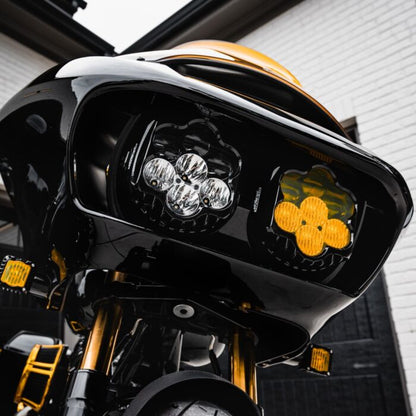 Custom Dynamics Shark Demon LED Headlight Fog Lamp Kit 2015-24 Harley Road Glide