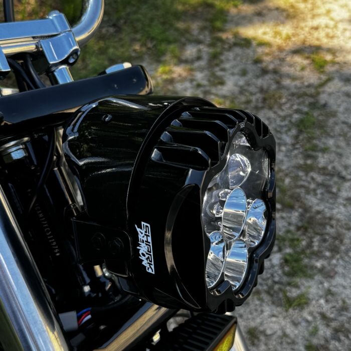 Custom Dynamics Shark Demon Pedestal Mount Performance LED Headlight Kit