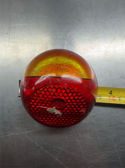 Vintage NOS Madbull Indian Chief Scout Four Red Taillight Glass Lens 3.25"