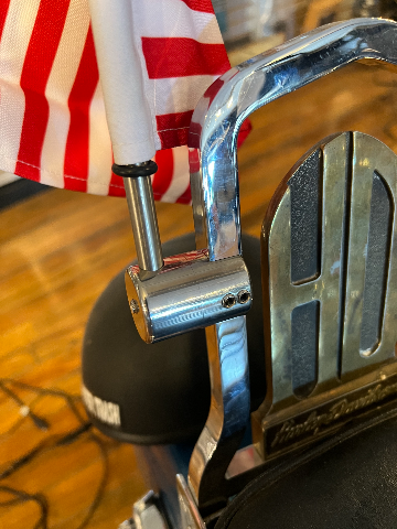 Pro Pad 6x9 American Flag Motorcycle 1/2" Square Sissy bar Mount Harley Davidson