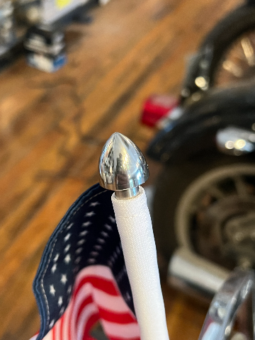 Pro Pad 6x9 American Flag Motorcycle 1/2" Square Sissy bar Mount Harley Davidson