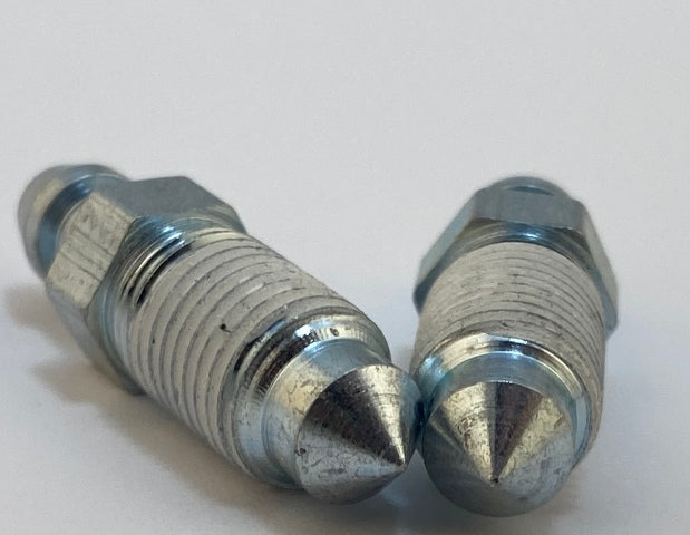 Goodridge 3/8"-24 Motorcycle Brake Bleeder Screws 1977-2017 Harley Davidson