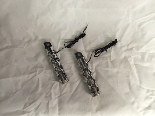JT's Cycles Cycles LED light up .50 caliber genuine bullet for Harley footpegs