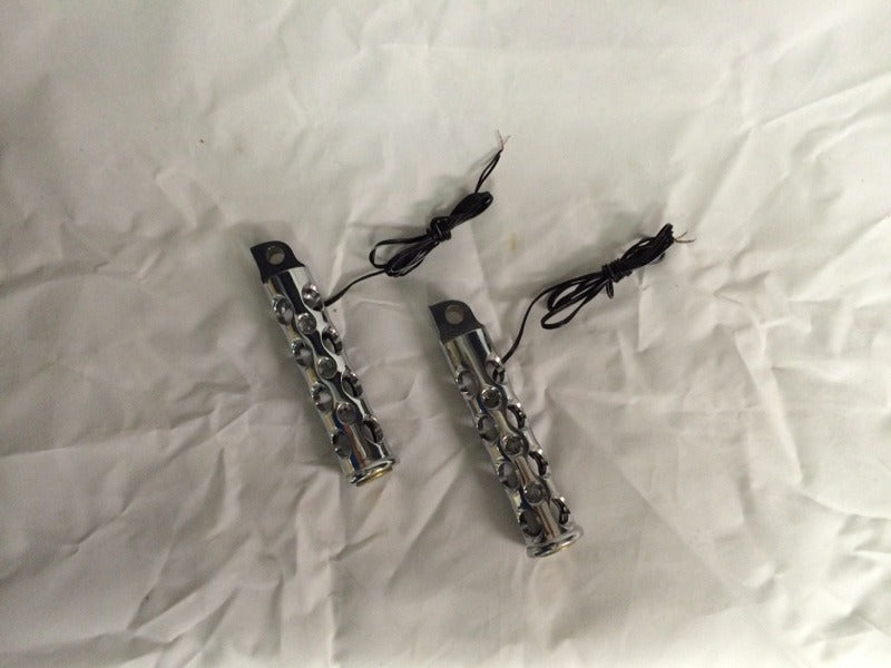 JT's Cycles Cycles LED light up .50 caliber genuine bullet for Harley footpegs