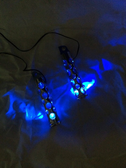 JT's Cycles Cycles LED light up .50 caliber genuine bullet for Harley footpegs