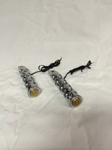 JT's Cycles Cycles LED light up .50 caliber genuine bullet for Harley footpegs