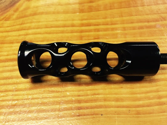 JT's Cycles .50 Caliber BMG Bullet Black Motorcycle Shifter Peg for Harley