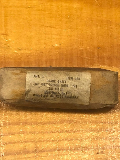 Indian New Old Stock Crankshaft Pin 36-42 Indian Jr Scout 1941 741 43069