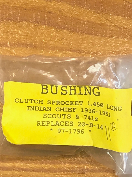 New Old Stock 1.450 Long Clutch Sprocket Bushing 36-51 Indian Chief Scout & 741s