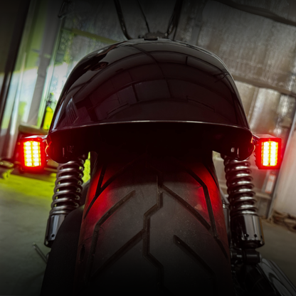 Custom Dynamics Smoke Rear Strut Mount LED Turn Signals 2018-2024 Harley Softail