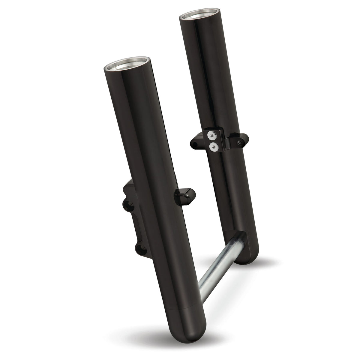Arlen Ness Black Fork Hot Legs Deep Cut Single Disc for 2008-2013 Harley Touring