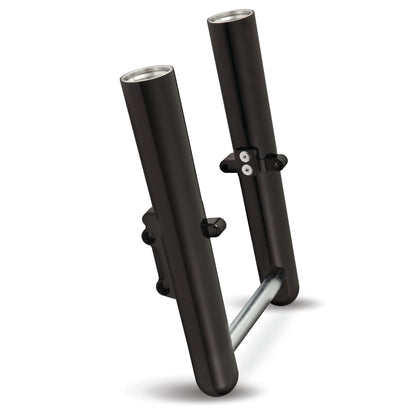 Arlen Ness Black Fork Hot Legs Deep Cut Single Disc for 2008-2013 Harley Touring