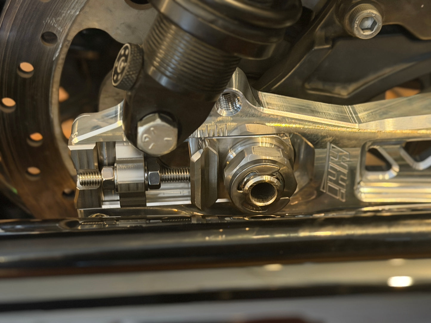 HHI Hawg Halters Dominator Machined Billet Swingarm for 2009-2024 Harley Touring