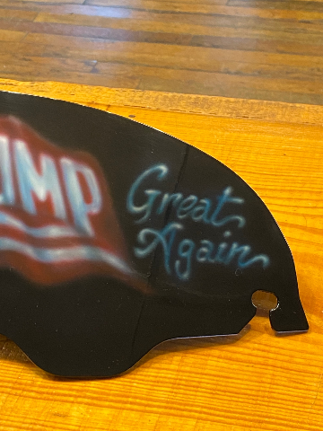 Trump 5" Lucite Black Motorcycle Fairing Windshield 96-13 Harley Touring FLHX