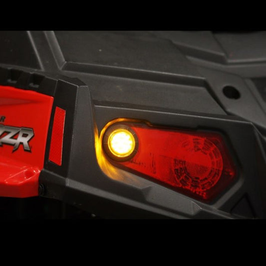 Custom Dynamics Universal ATV UTV Offroad Amber Red LED Turn Signal Kit & Switch