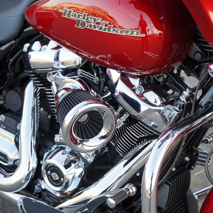 Arlen Ness Chrome 65 Degree Velocity Air Filter Cleaner Kit 99-17 Harley Softail